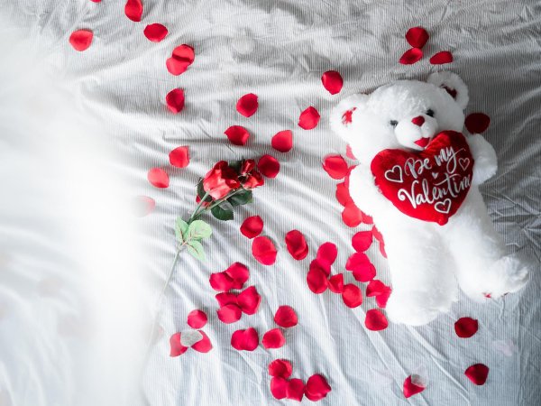 игрушка медведь с сердцем