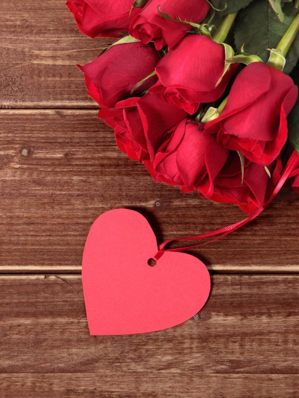 сердце розы