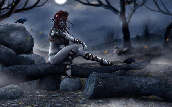 фэнтези эльфийка