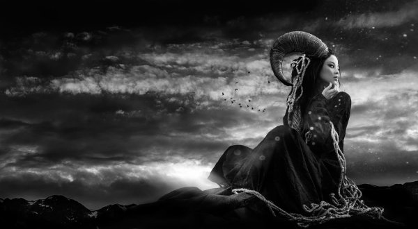 красивая ведьма