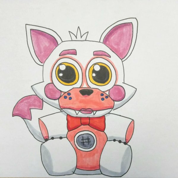 рисунки аниматроники легкие