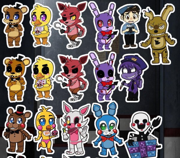 стикеры фнаф