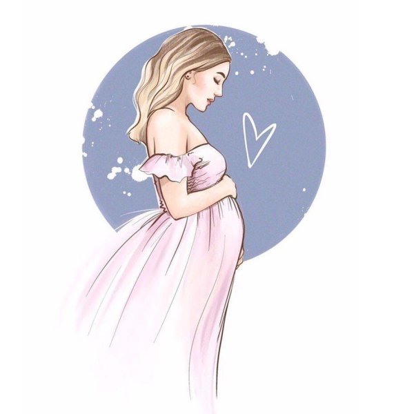 беременность иллюстрации