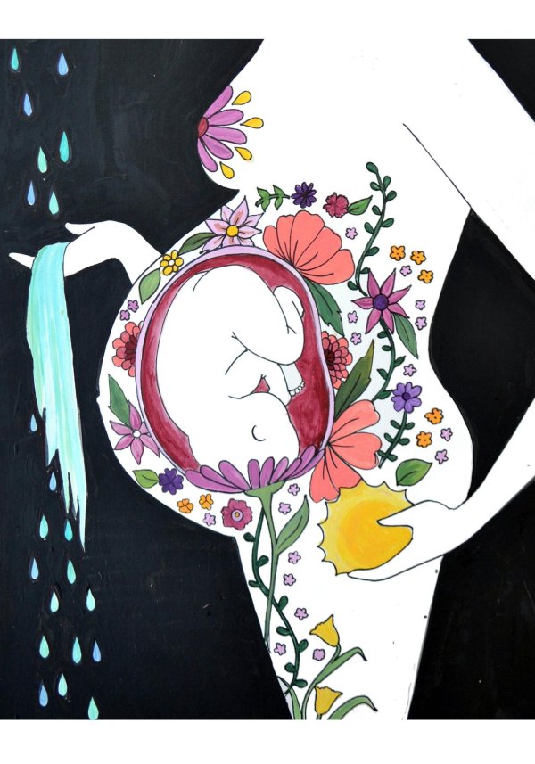 беременность иллюстрации