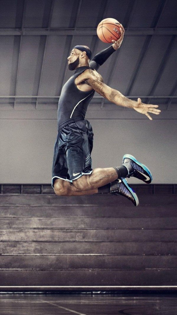 lebron james vertical jump