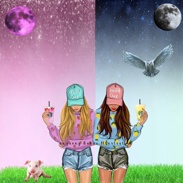 девочки подружки