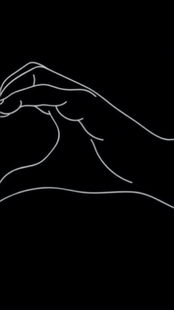 силуэт рук