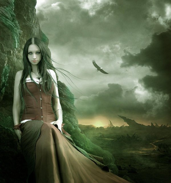 мистическая девушка