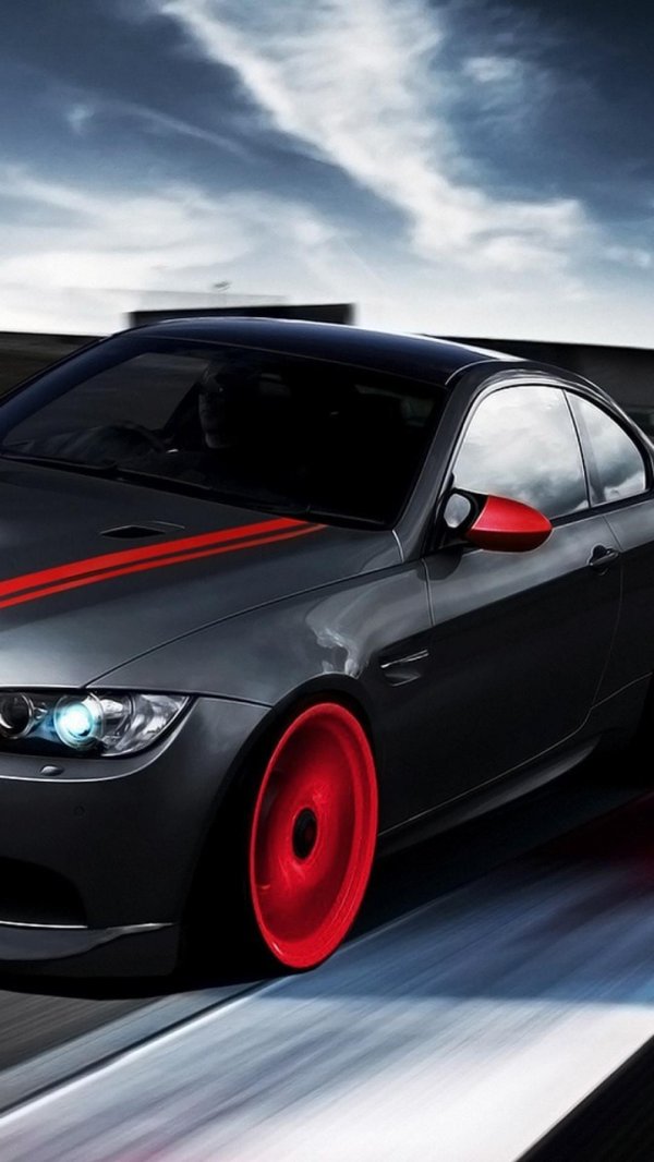 bmw m3 черно красная