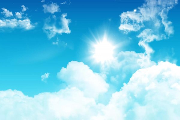 небо солнце