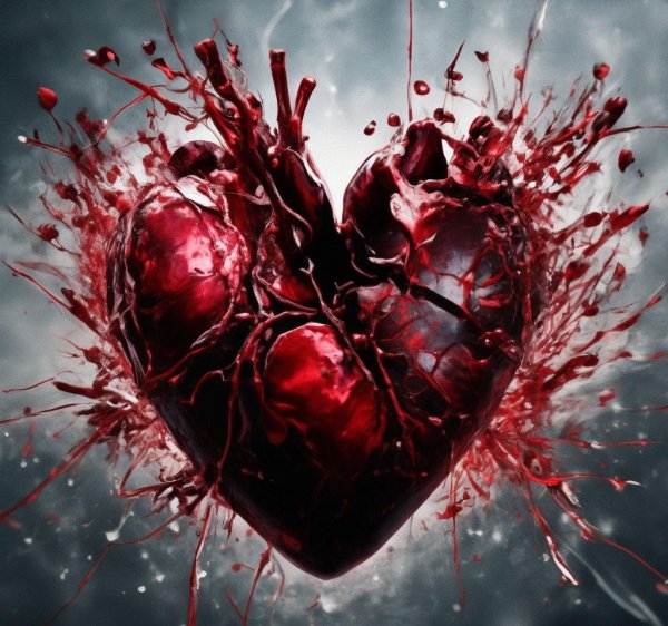 с разбитым сердцем