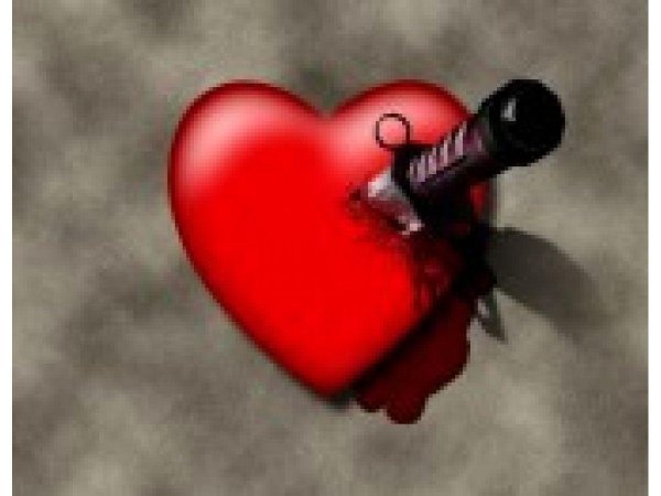 нож в сердце