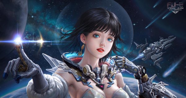 космическая девушка