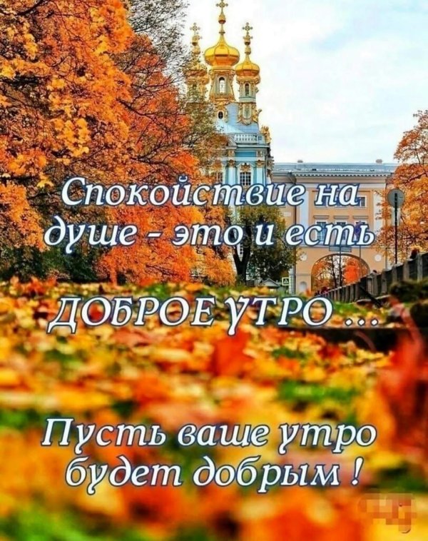 золотая осень в петергофе