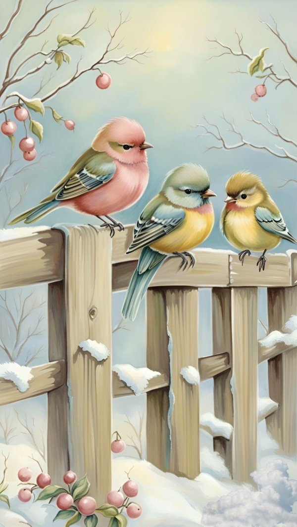 птичка рисунки