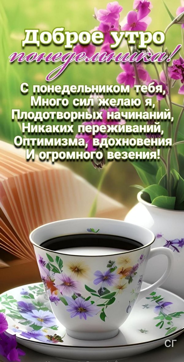 понедельник доброго утра