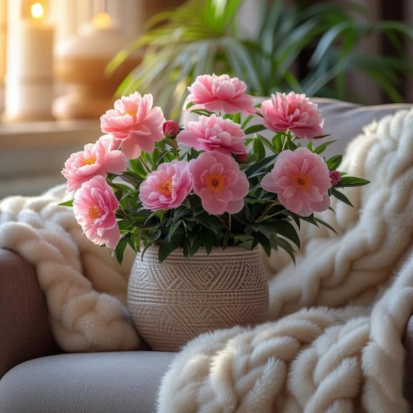 цветок пион