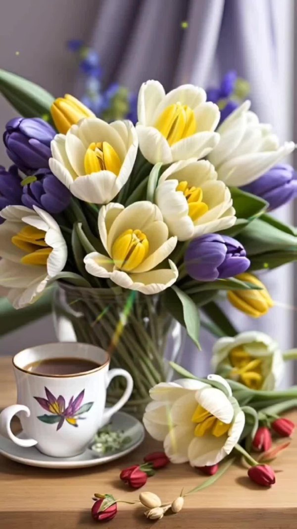 весенние цветы