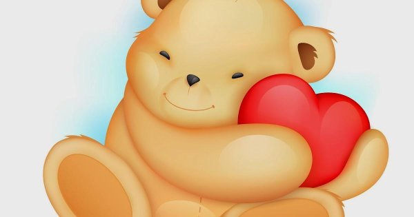 влюбленные мишки