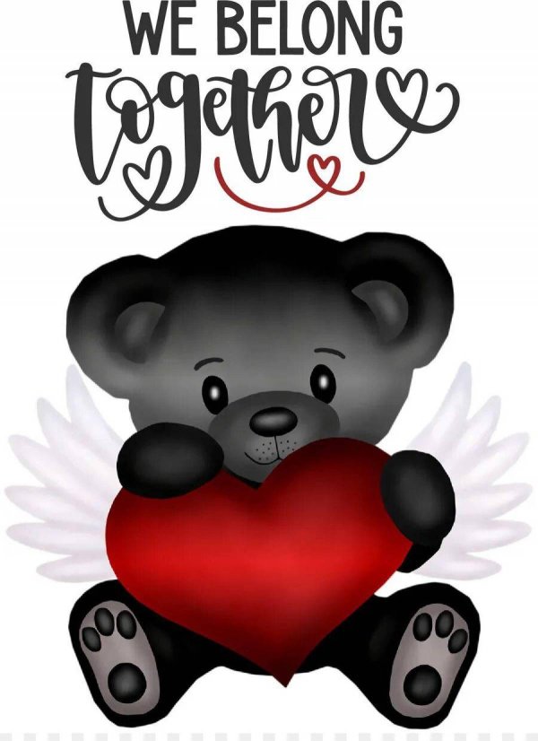 медведь с сердцем