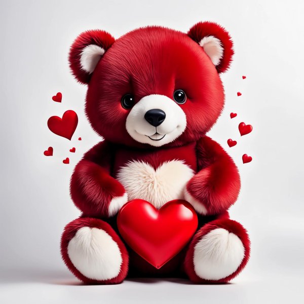 медведь красный