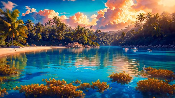 тропические пейзажи