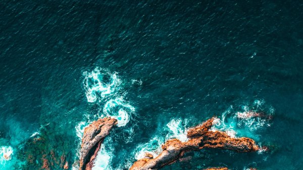 океан вид сверху