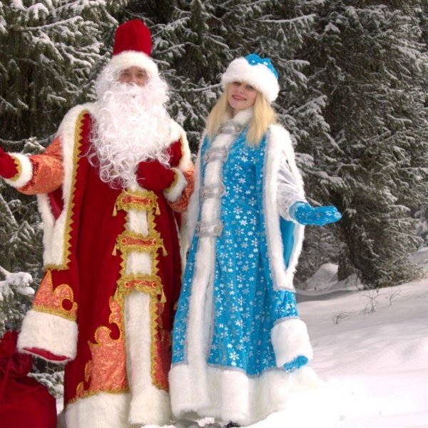 костюм деда мороза и снегурочки