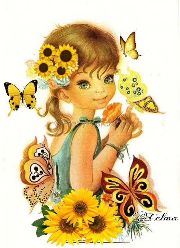 девочка бабочка