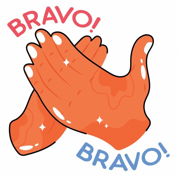 веселый стикер