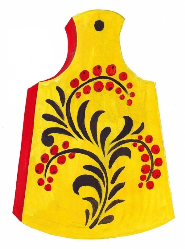 рисование по мотивам хохломской росписи тс комарова