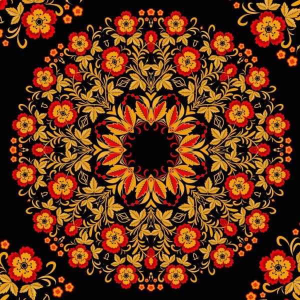 хохлома паттерн