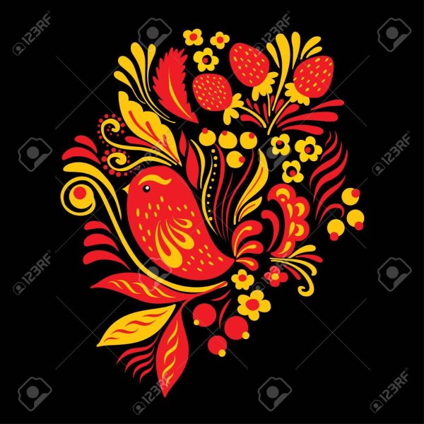 хохлома рисунки