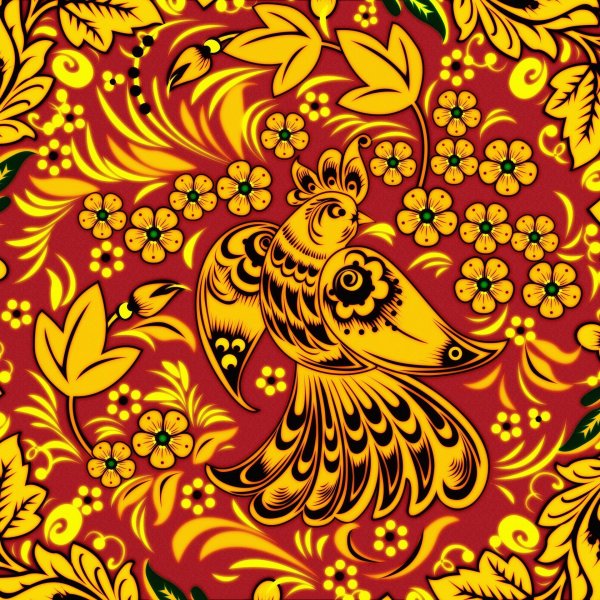 русские народные росписи хохломская