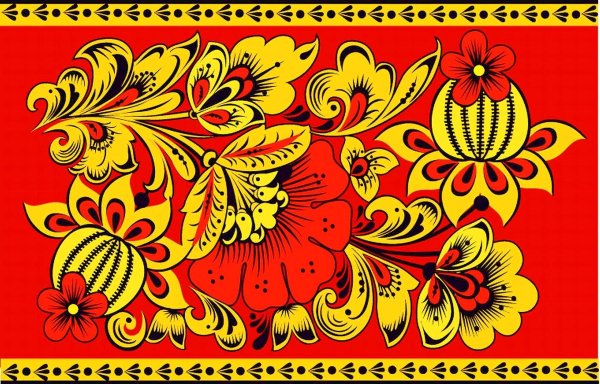 фон русский народный стиль