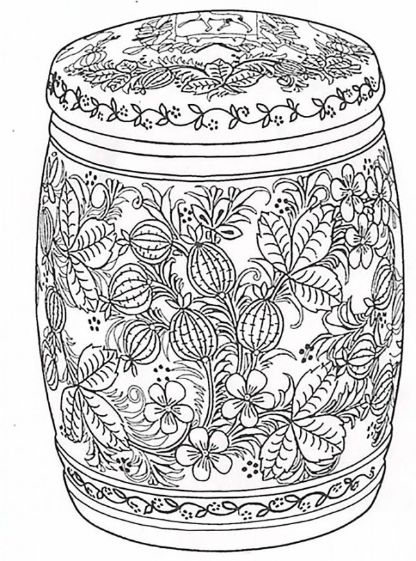 хохлома раскраска