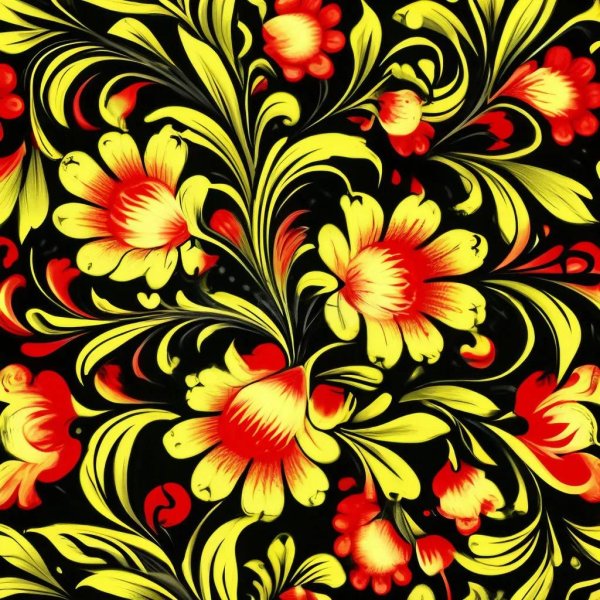 фон хохлома