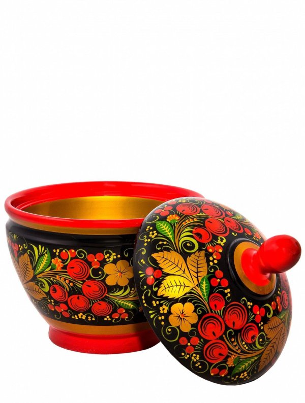 сахарница хохлома