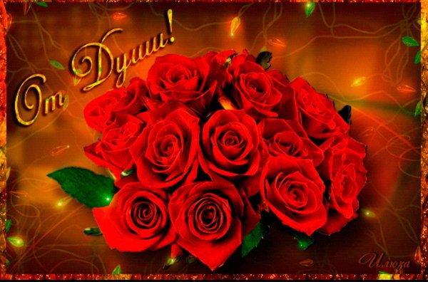 анимированные букеты роз