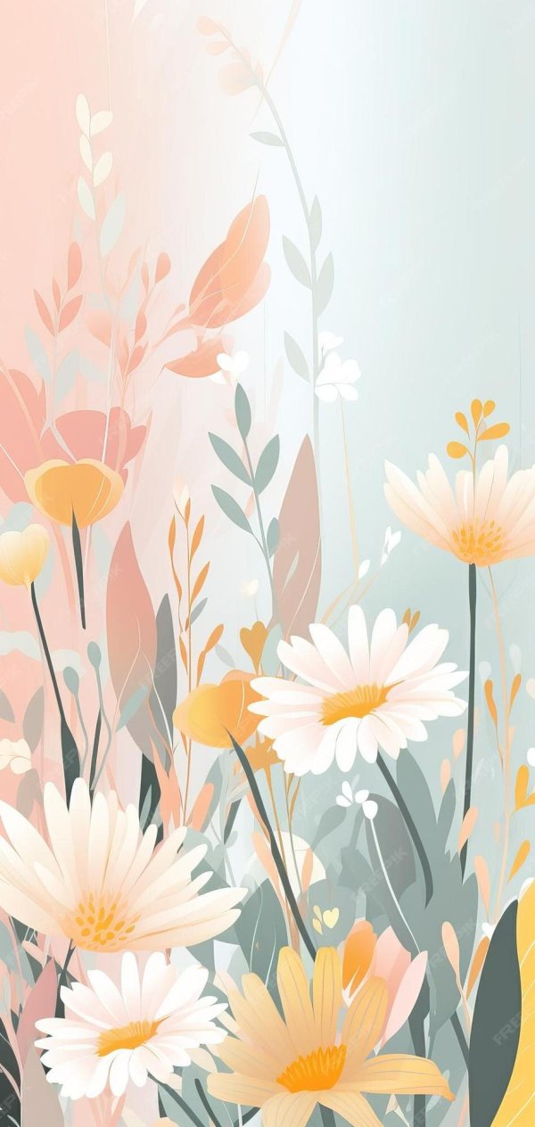 цветочные фоны