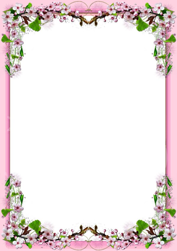 цветочная рамка