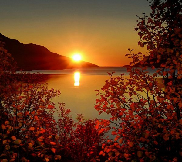 осенние закаты