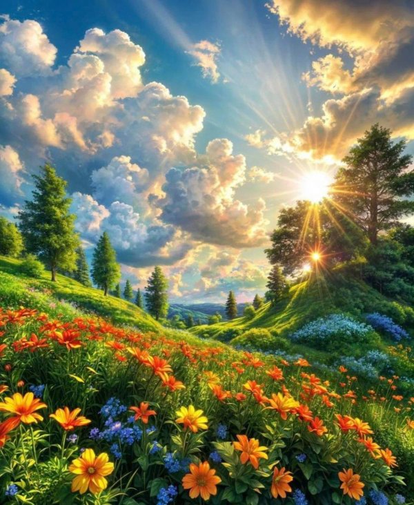 пейзажи летние