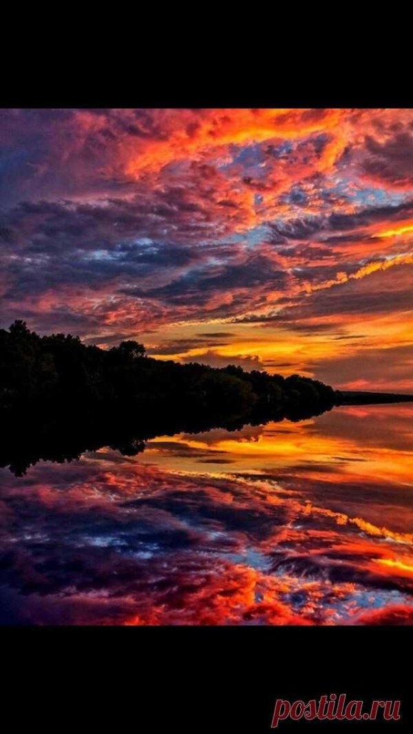 теплый закат