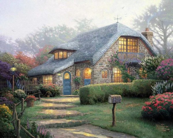 картины томаса кинкейда