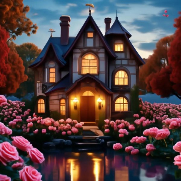 красивая дом