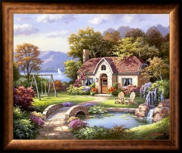 пейзажи с домами