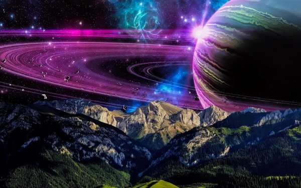 космические пейзажи