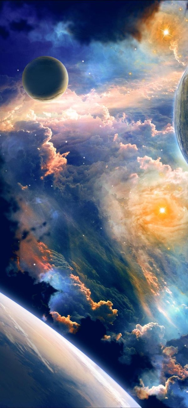 небо с планетами