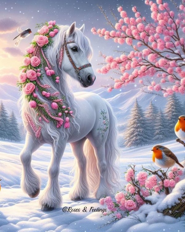 лошадка красивая